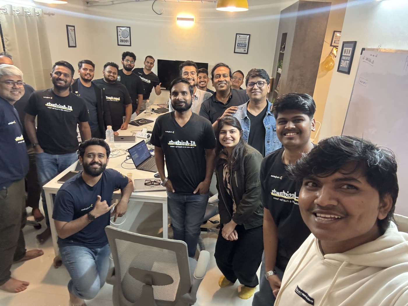 The NudgeBee team at the Pune office